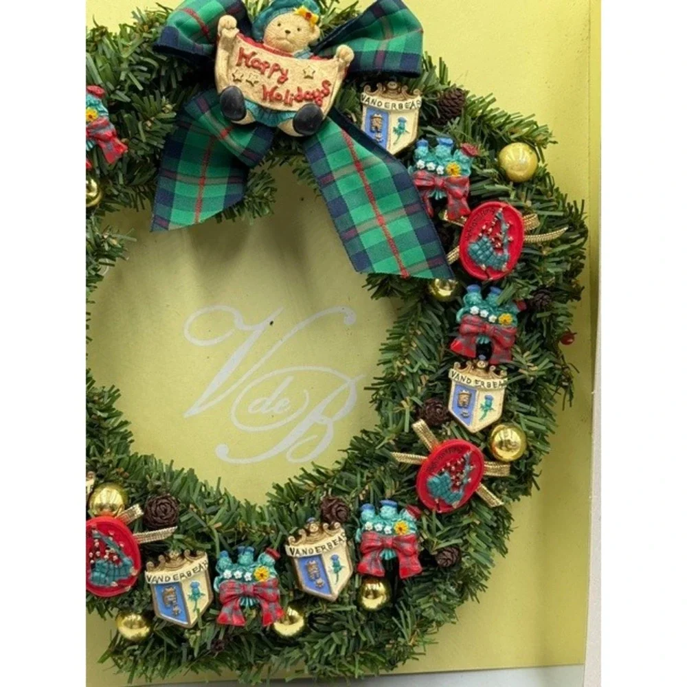 VanderBear Family A Highland Fling Wreath Scottish Dance Collection 1993 Vintage